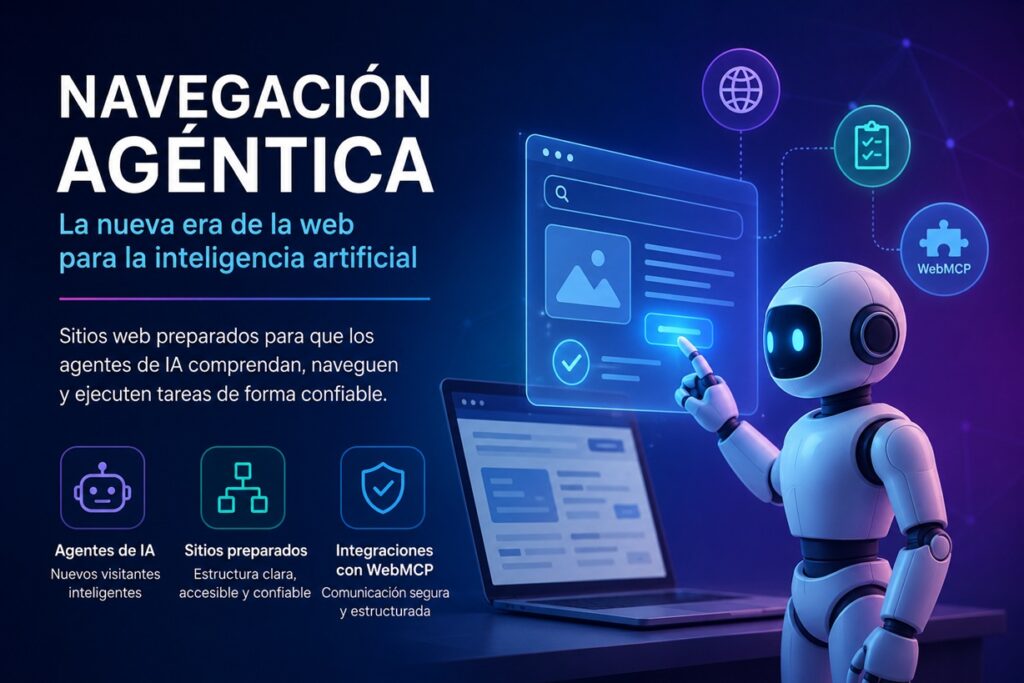 Navegación agéntica página web en Bogota