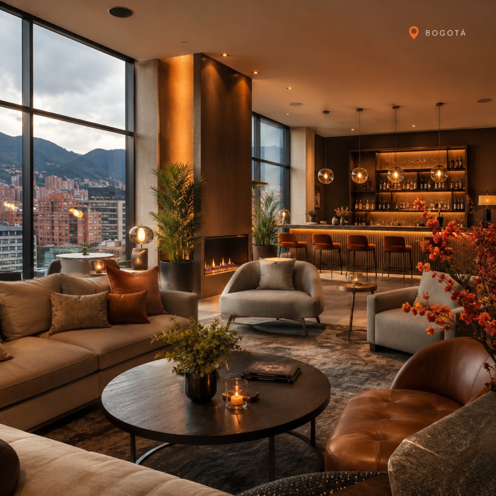 Fotografía de zonas comunes para una página web hotelera